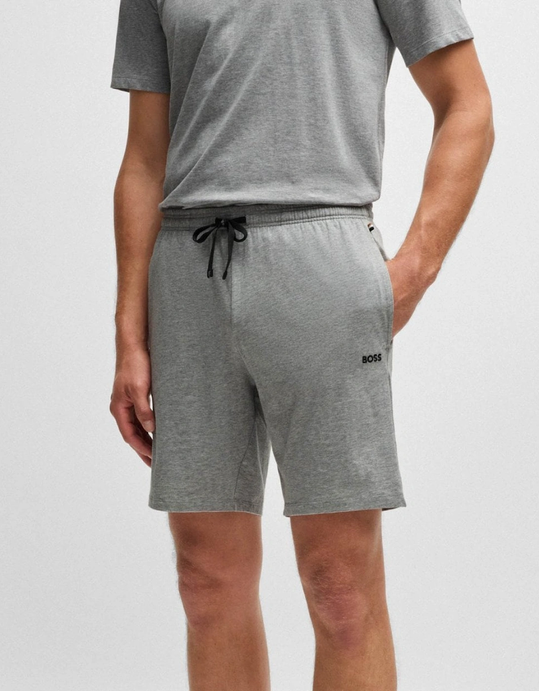 Hugo Boss Men's Medium Grey Boss Orange Mix&Match Loungewear Shorts Nos - 033 - Size: 33/32/32