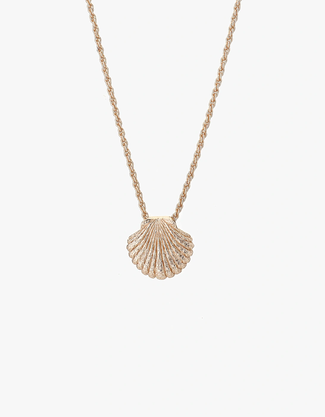 Tutti & Co Women's Gold Shell Necklace