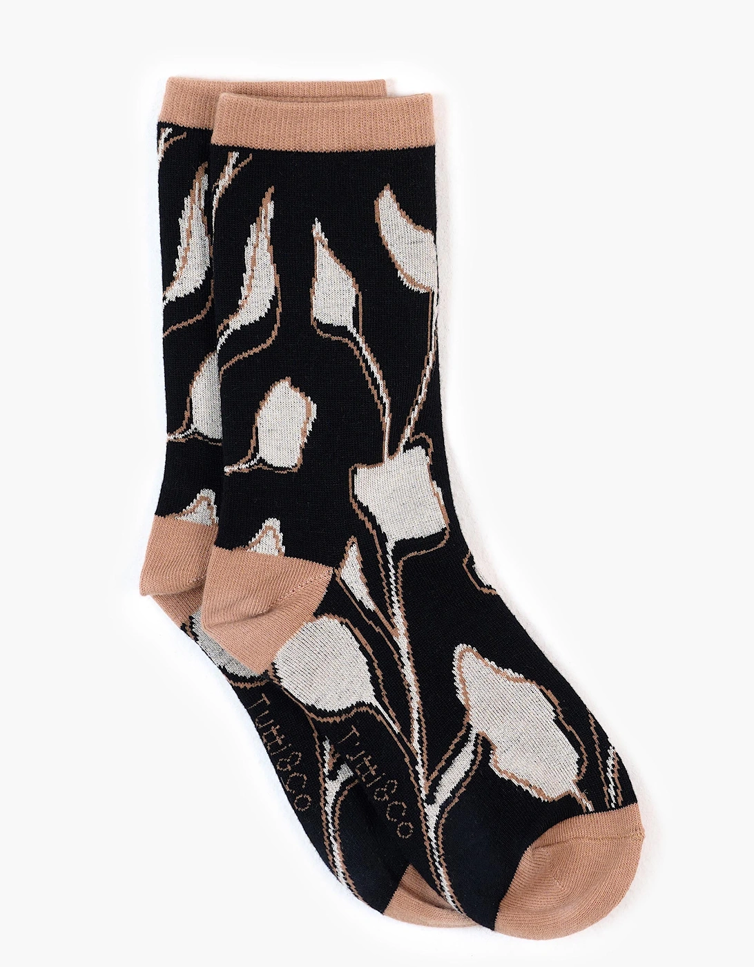Tutti & Co Women's Wildflower Socks - Black