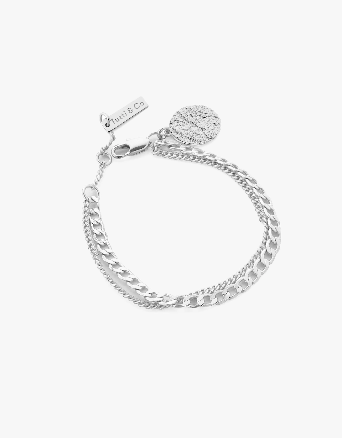 Tutti & Co Women's Silver Shale Bracelet