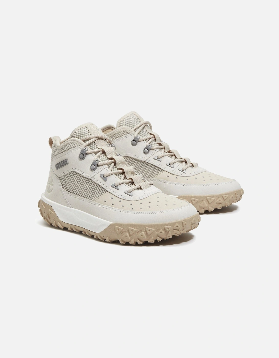 Greenstride Motion 6 Lace Up Boots - Light Grey