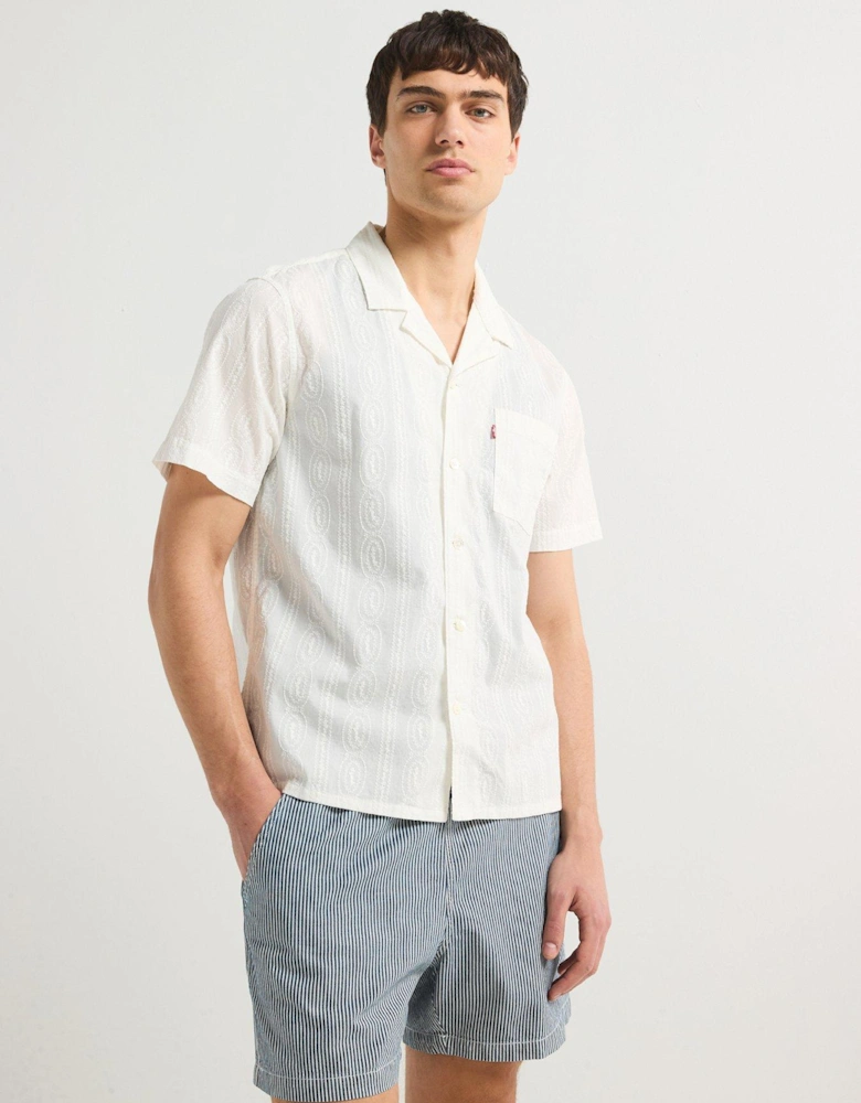 The Sunset Camp Short Sleeve Shirt - White