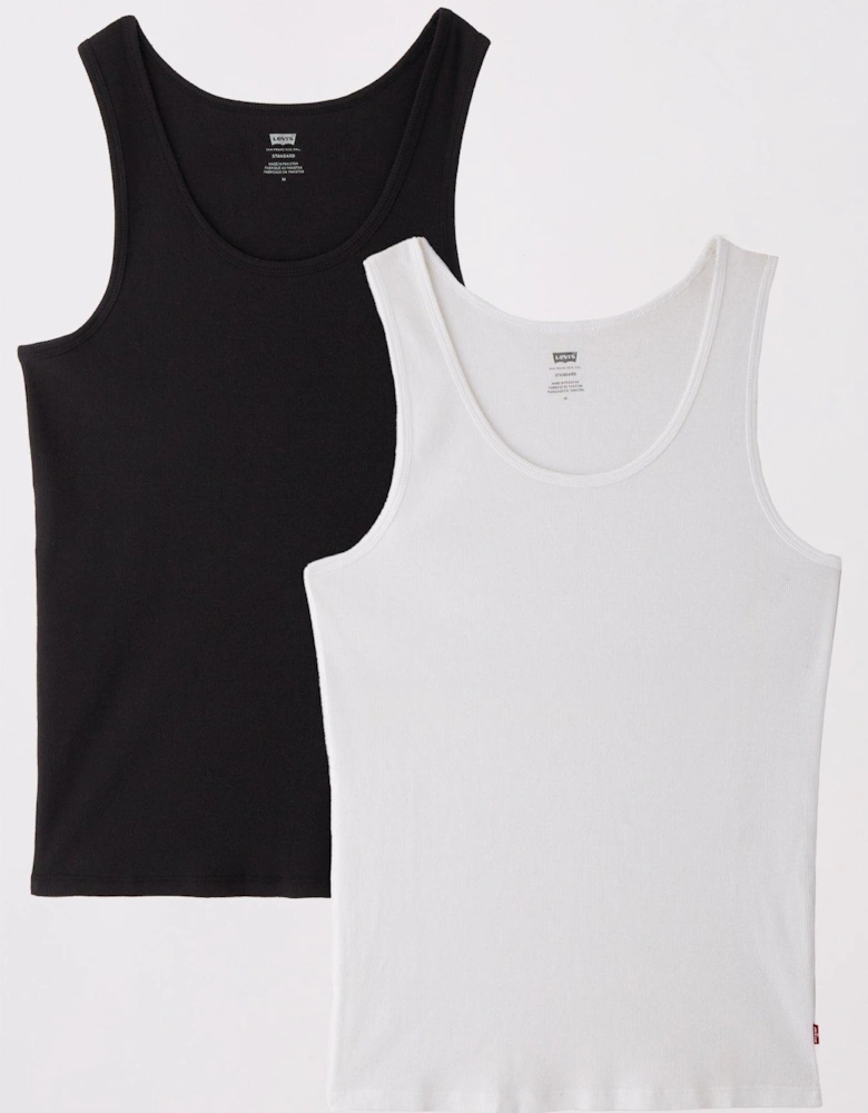 2 Pack Rib Tank Vest - Multi