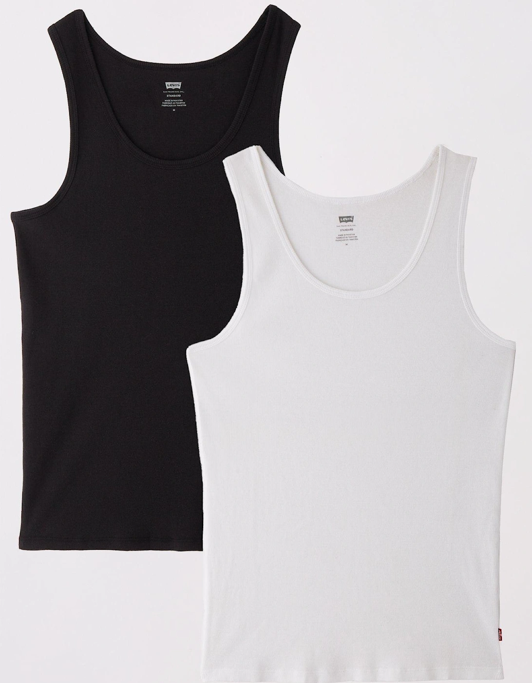 2 Pack Rib Tank Vest - Multi, 2 of 1