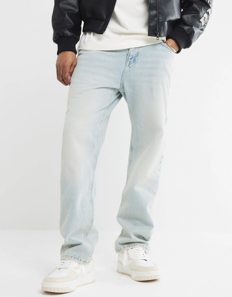 Denim Straight Jeans