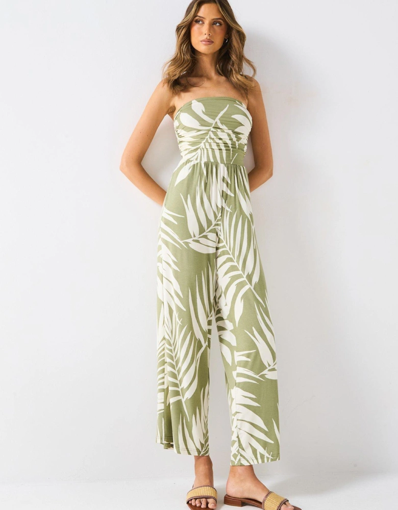 Bandeau Jumpsuit - Print