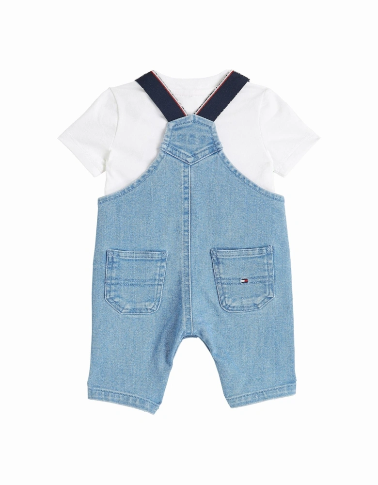Baby Denim Dungaree - Blue