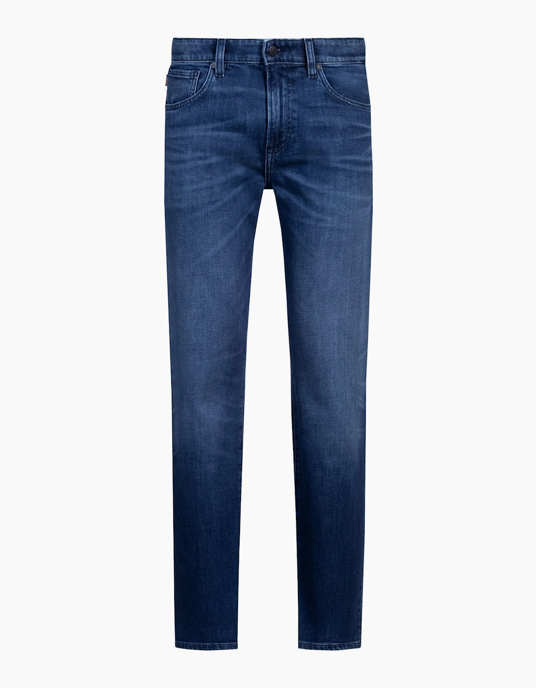 Hugo Boss Men's Navy Blue Regular Fit Maine Denim Jeans - Size: 32/30