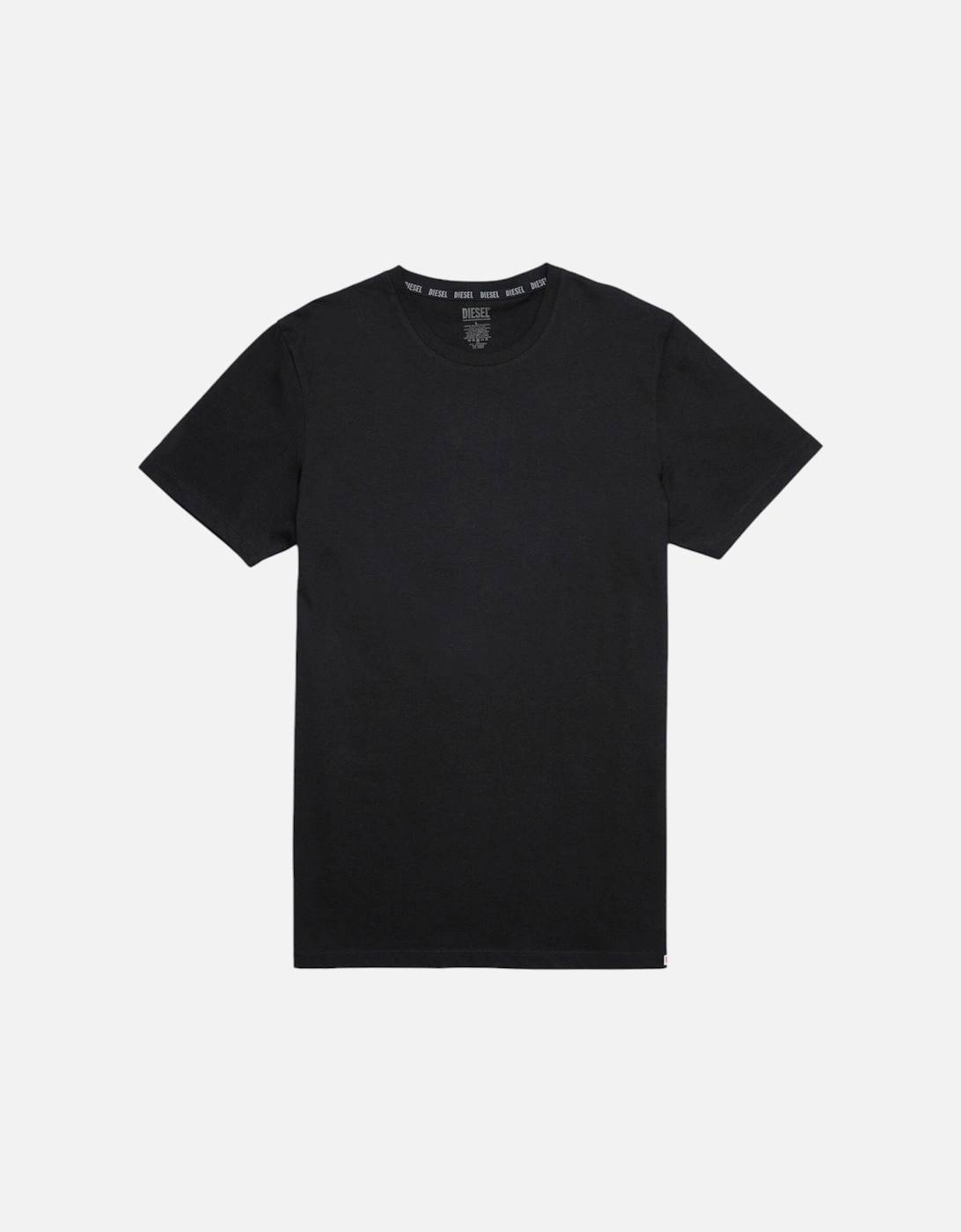 UMTEE Mens T Shirts 2 Pack Crew Neck Short Sleeve Basic Undershirt Black