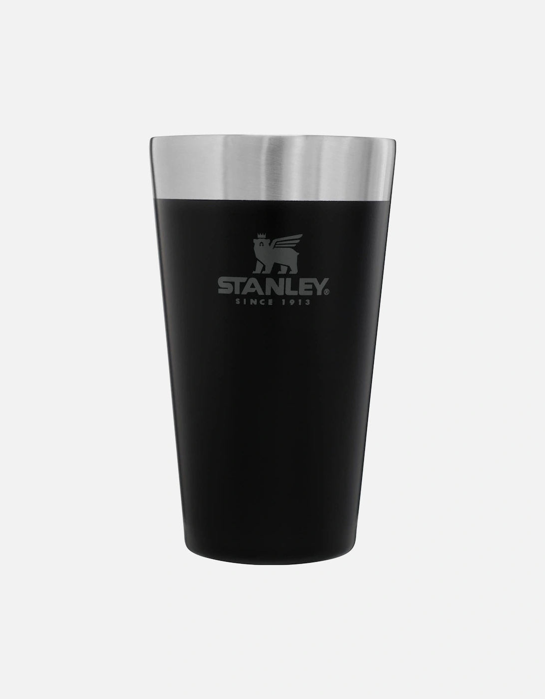 Stanley Stacking Tumbler 0.47L Water Bottle - Matte Black Pebble - Size: ONE size