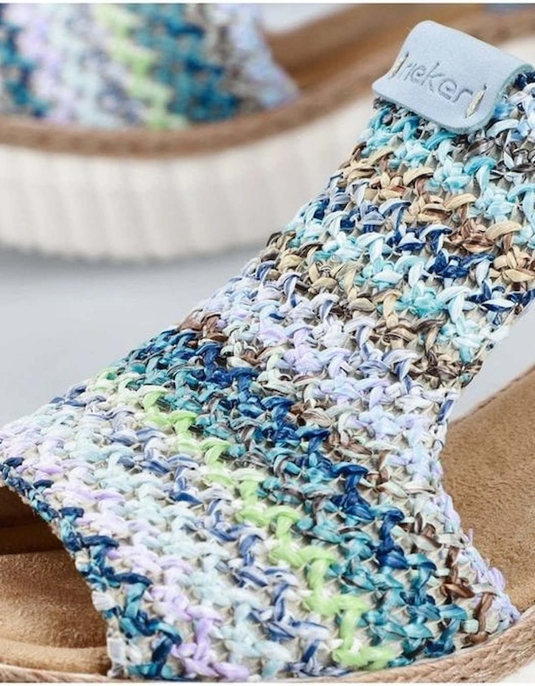 ladies sandal 69172-91  in Blue Multi