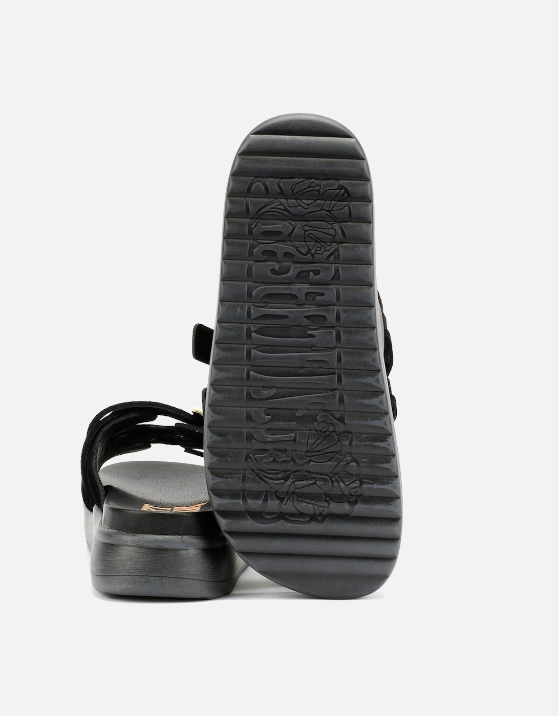 Gypsum Tennesee Suede Women's Black Sandals