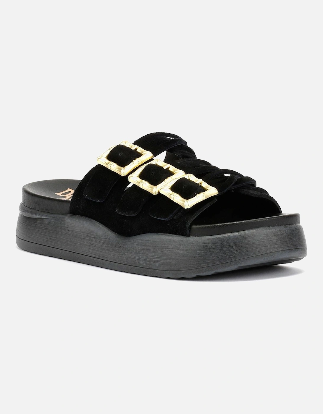 Gypsum Tennesee Suede Women's Black Sandals