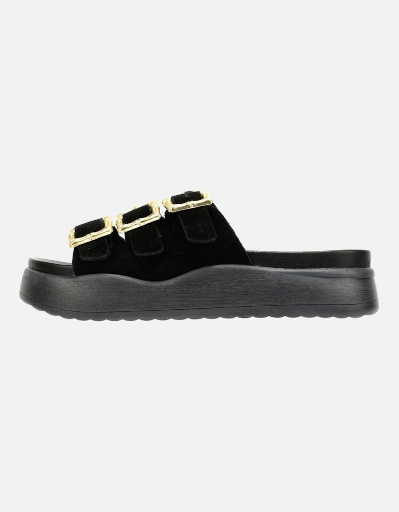 Gypsum Tennesee Suede Women's Black Sandals