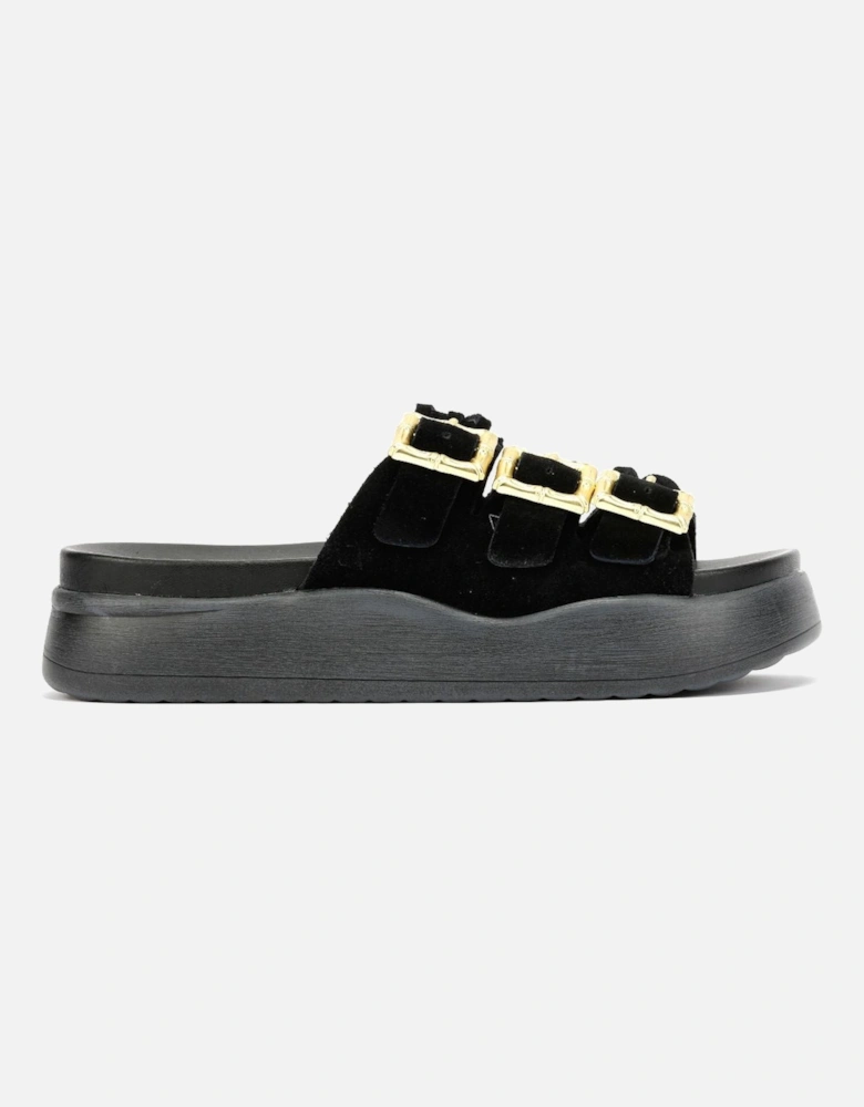 Gypsum Tennesee Suede Women's Black Sandals