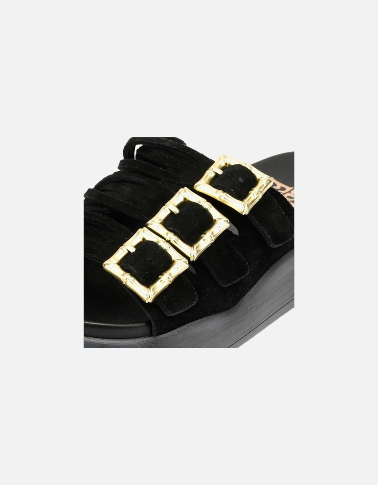 Gypsum Tennesee Suede Women's Black Sandals