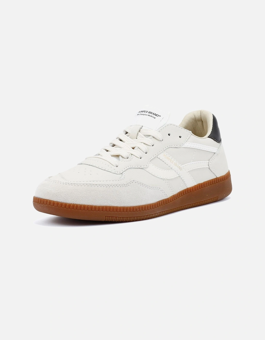 Elan Sala Leather Men's Ecru Trainers