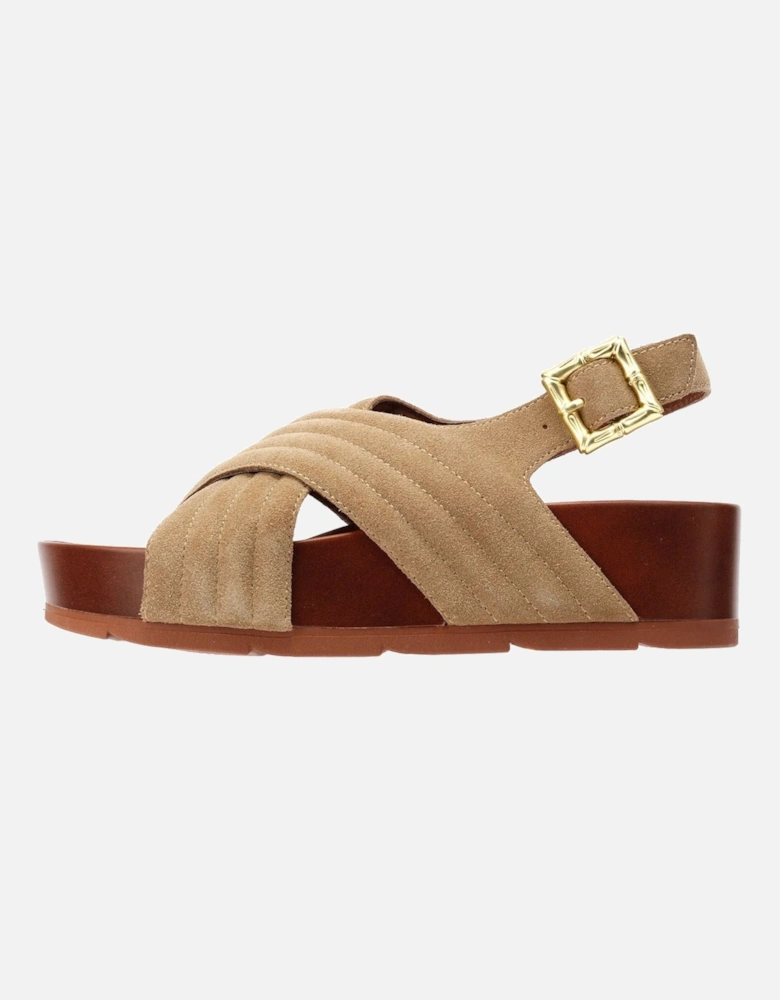Sparks Suede Women's Taupe Sandals