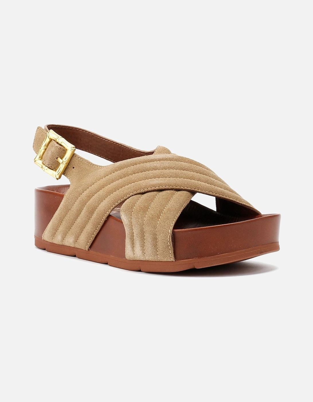 Sparks Suede Women's Taupe Sandals