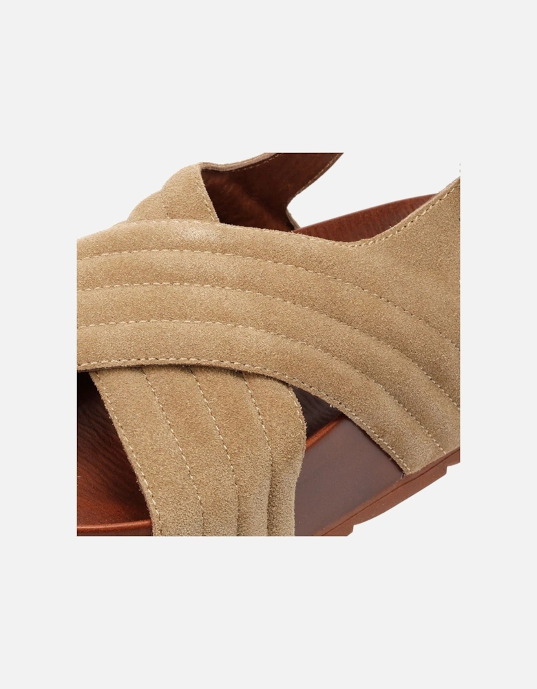 Sparks Suede Women's Taupe Sandals