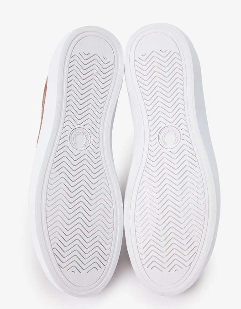 Baseline Leather Men's Tan/Champagne Trainers