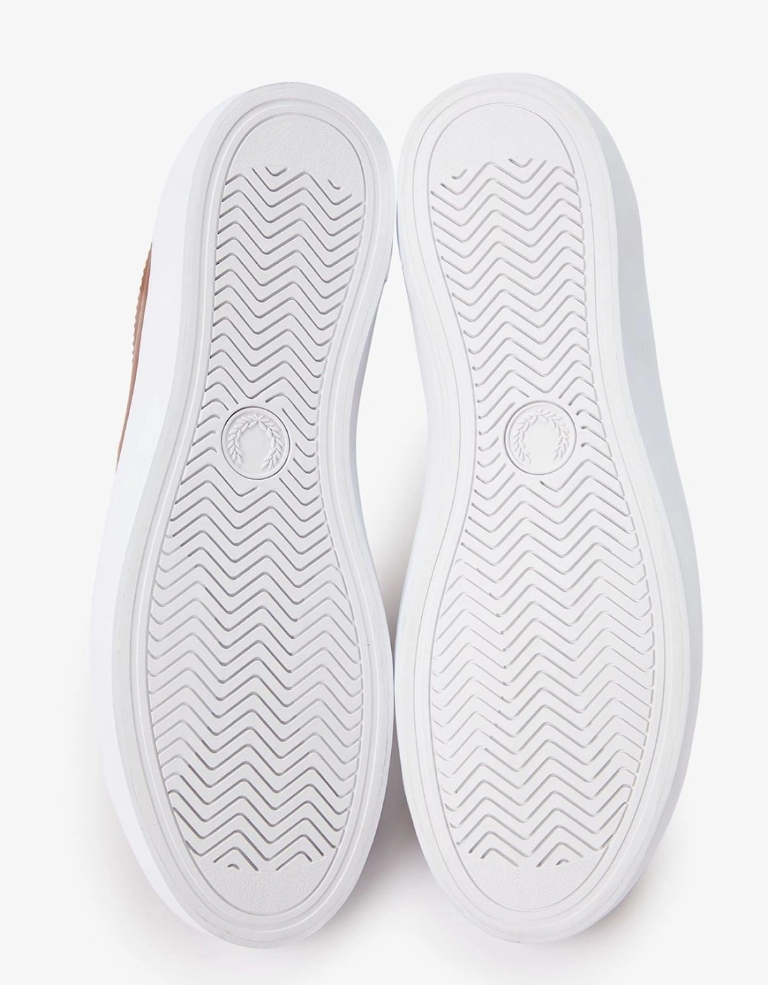 Baseline Leather Men's Tan/Champagne Trainers