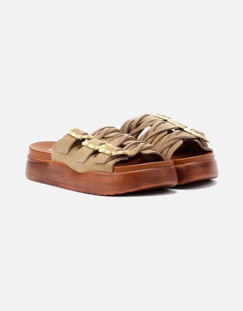 Gypsum Tennesee Suede Women's Taupe Sandals