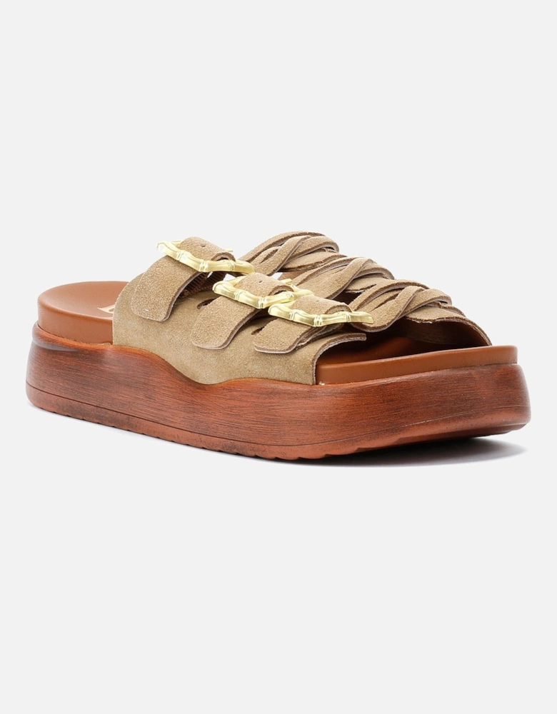 Gypsum Tennesee Suede Women's Taupe Sandals