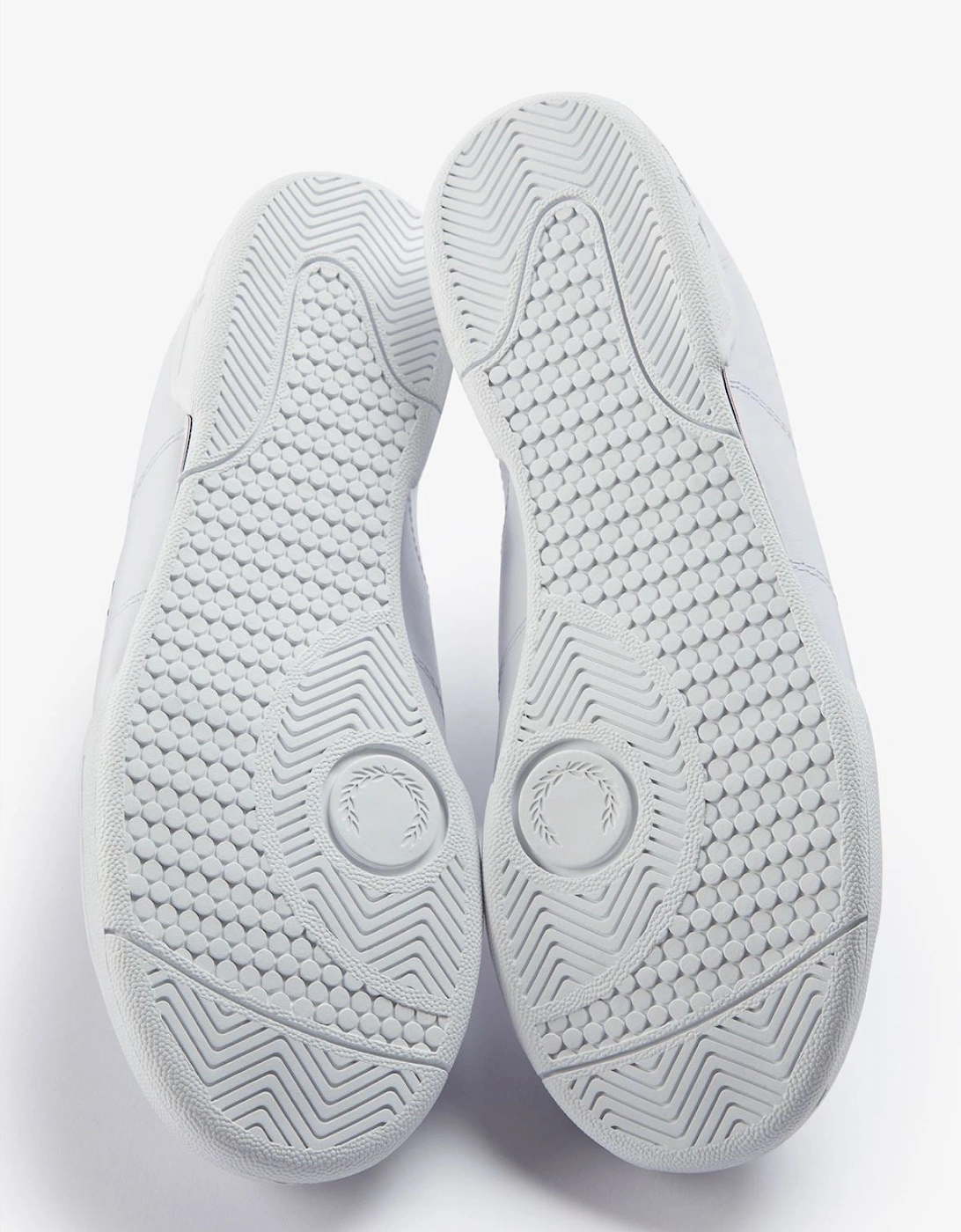 B722 Leather Men's White/Navy Trainers