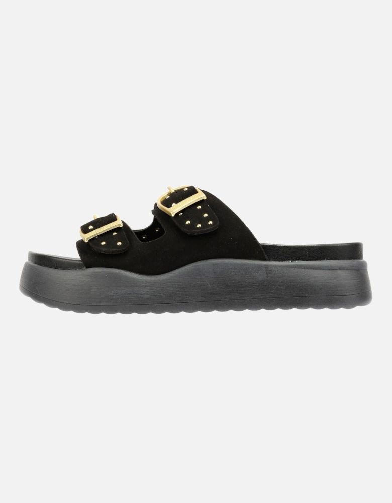 Girasol Nubuck Women's Black Sandals
