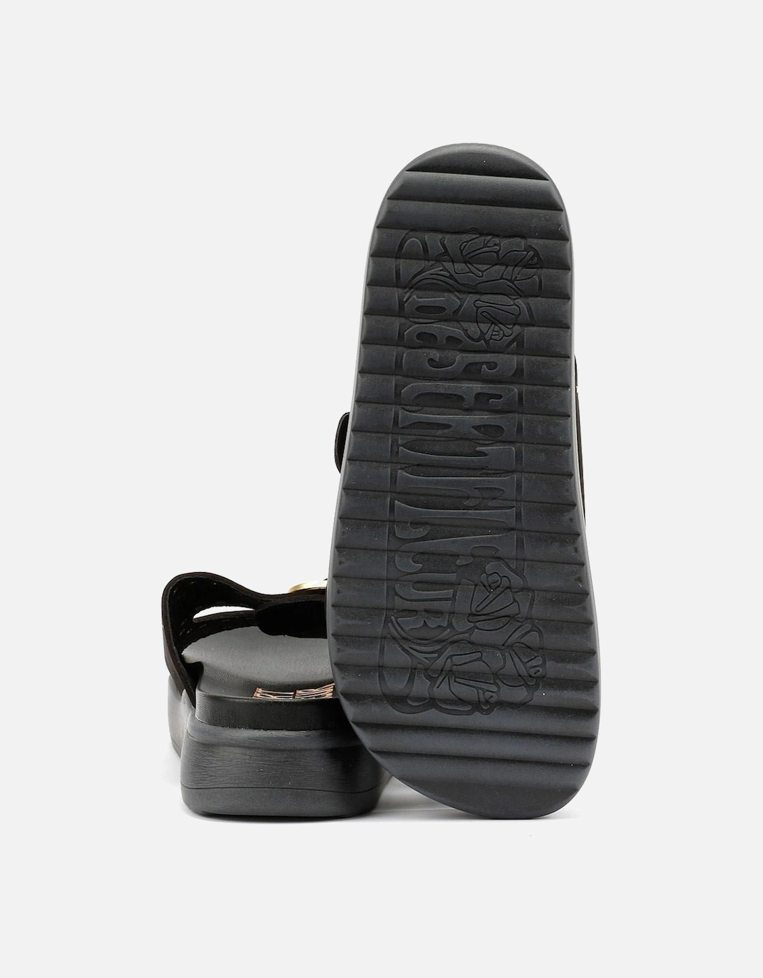Girasol Nubuck Women's Black Sandals