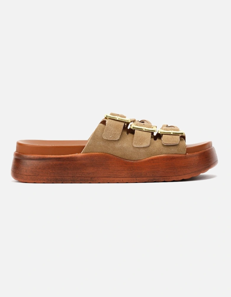 Gypsum Tennesee Suede Women's Taupe Sandals
