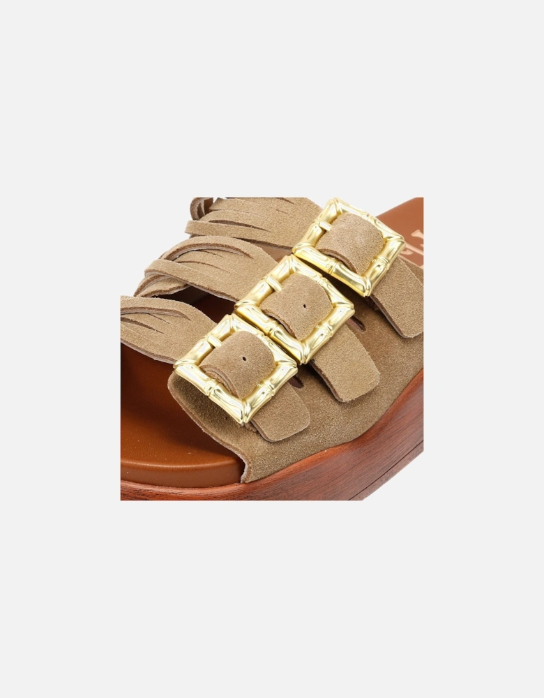 Gypsum Tennesee Suede Women's Taupe Sandals