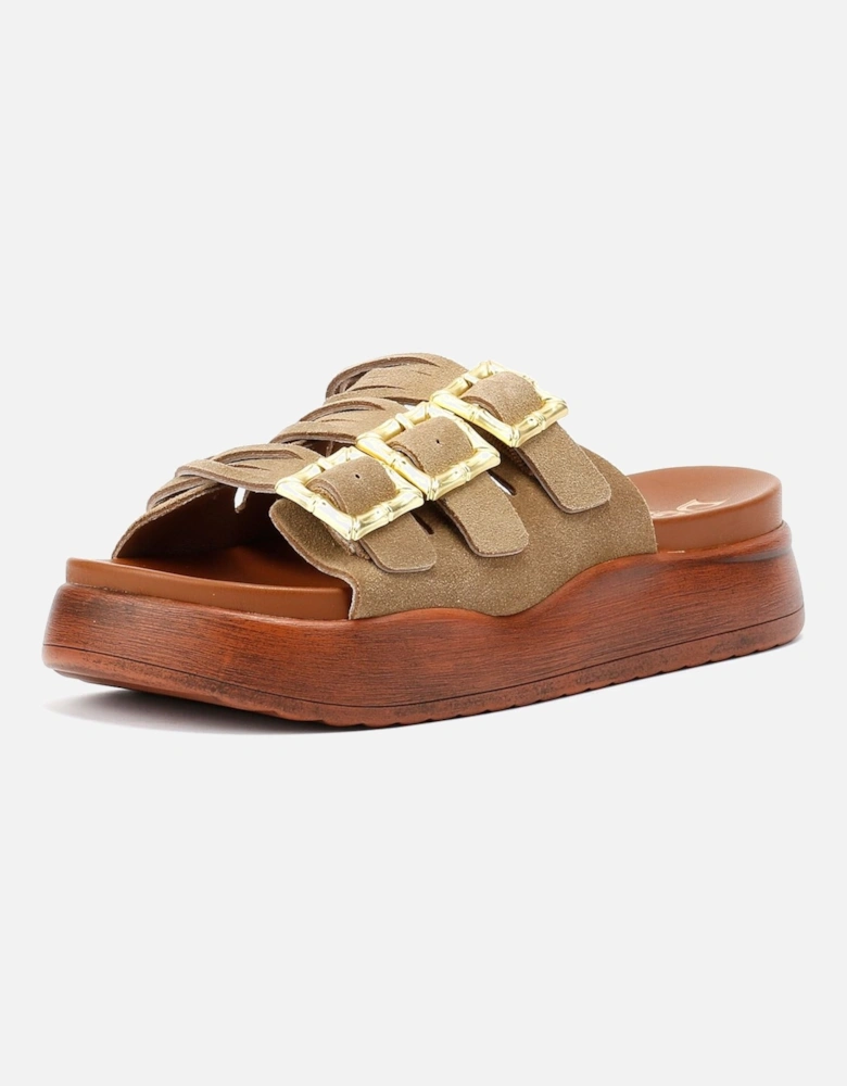 Gypsum Tennesee Suede Women's Taupe Sandals