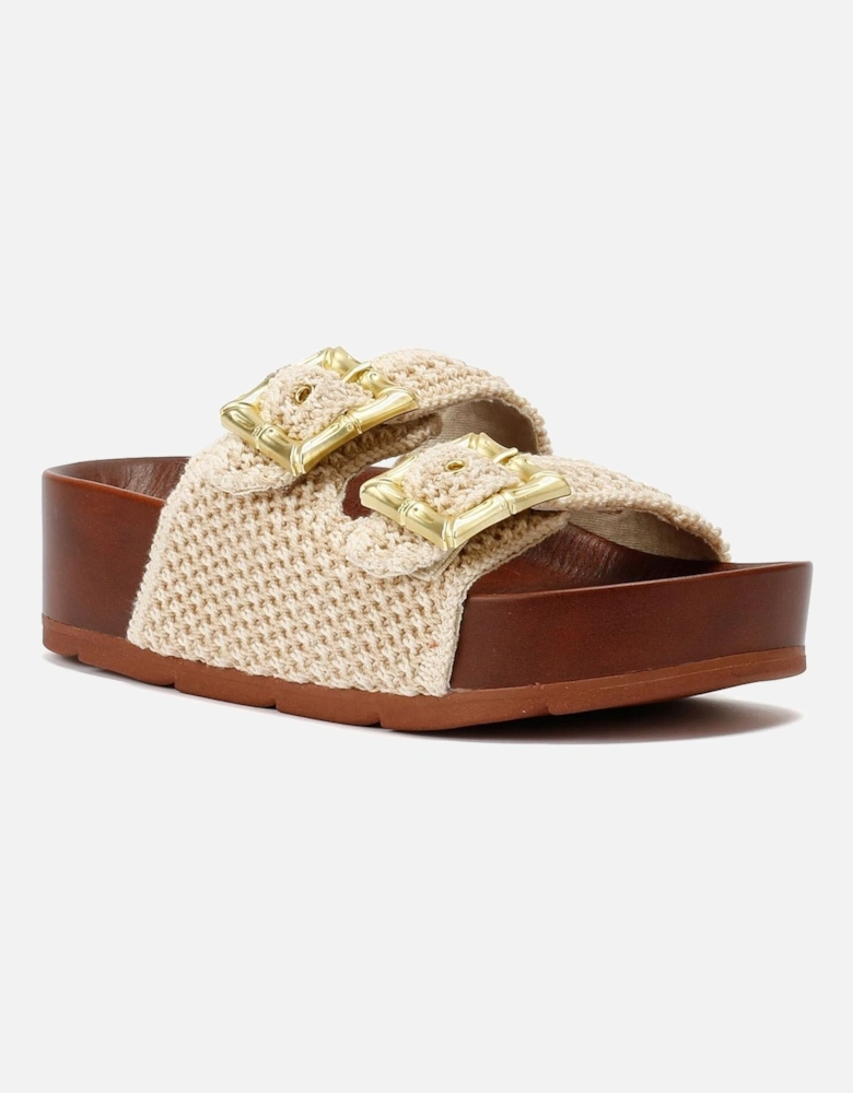 Super Crochet Women's Natural Sandals