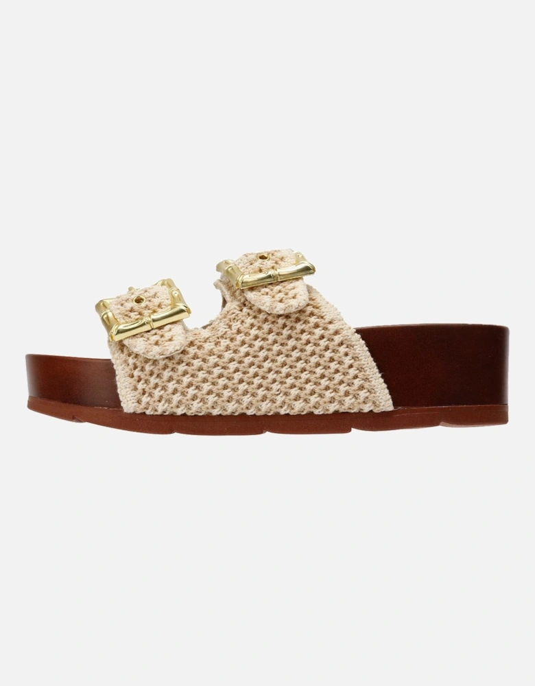 Super Crochet Women's Natural Sandals