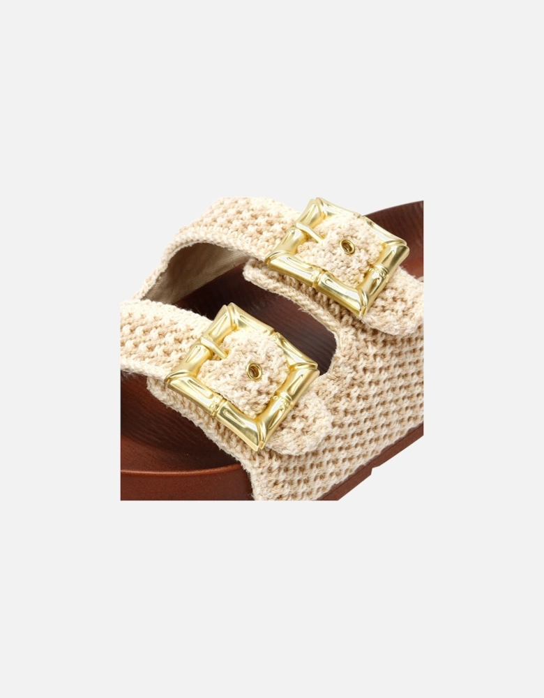 Super Crochet Women's Natural Sandals