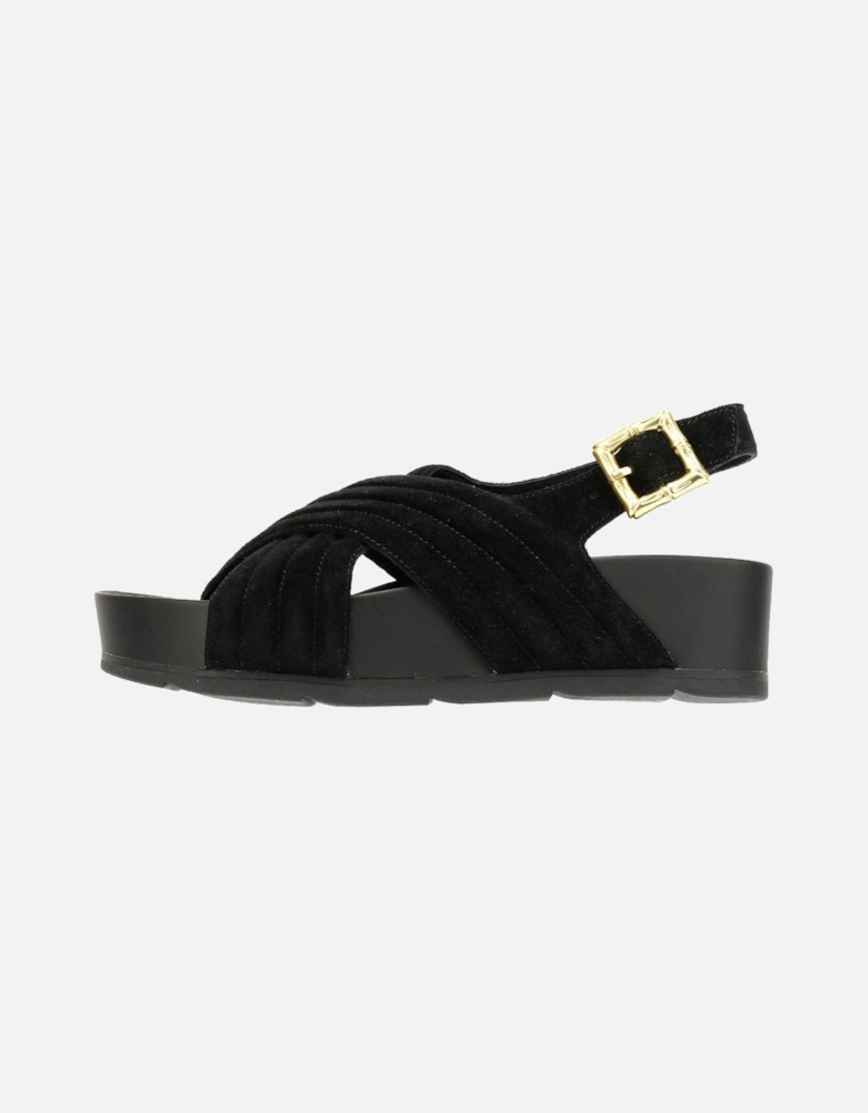 Sparks Suede Women's Black Sandals