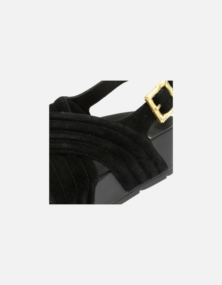 Sparks Suede Women's Black Sandals