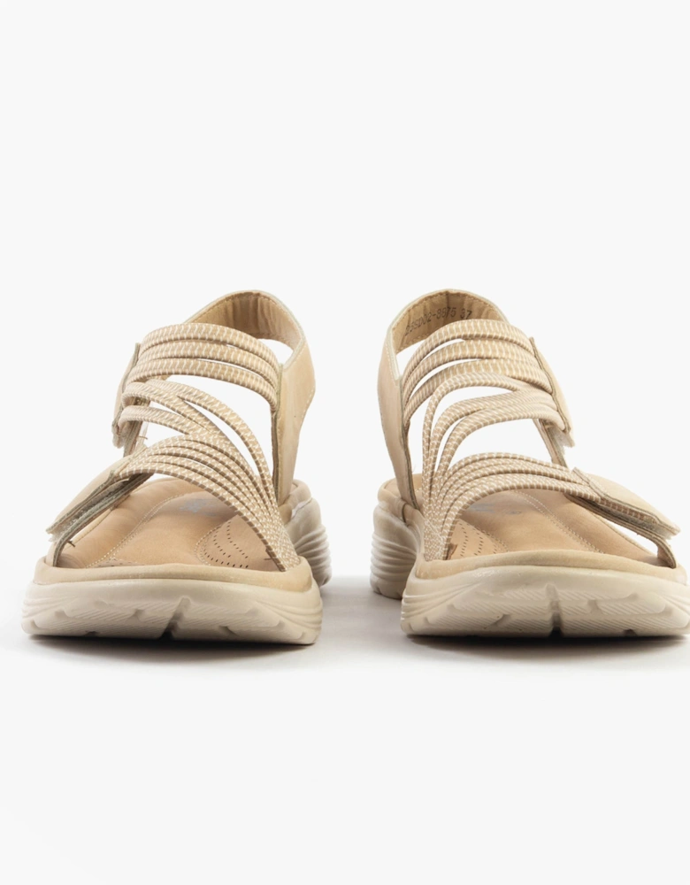 GINA Womens Sandals Beige