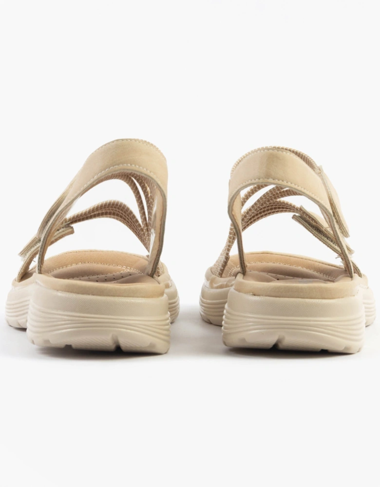 GINA Womens Sandals Beige