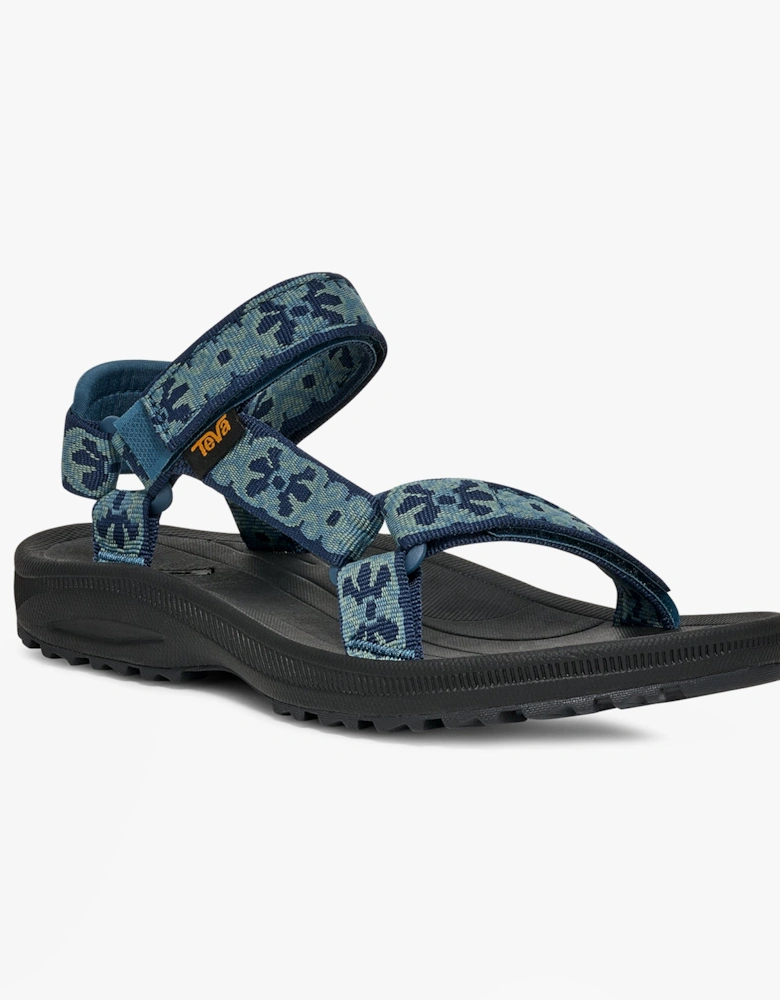 WINSTED Womens Sandals Archive Floral Crown Blue/ Dress Blues