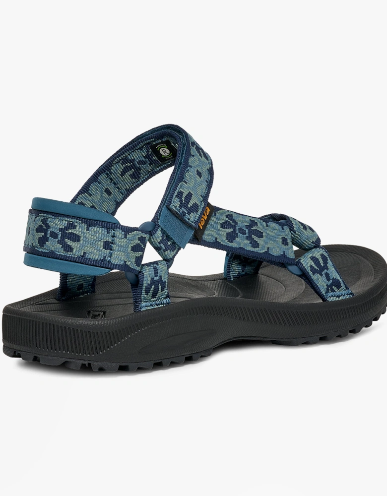 WINSTED Womens Sandals Archive Floral Crown Blue/ Dress Blues
