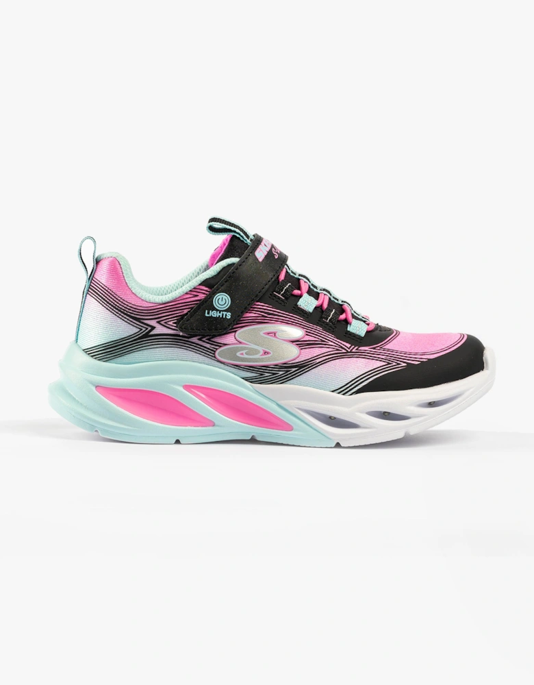 COSMIC GLOW Girls Trainers Black Multi
