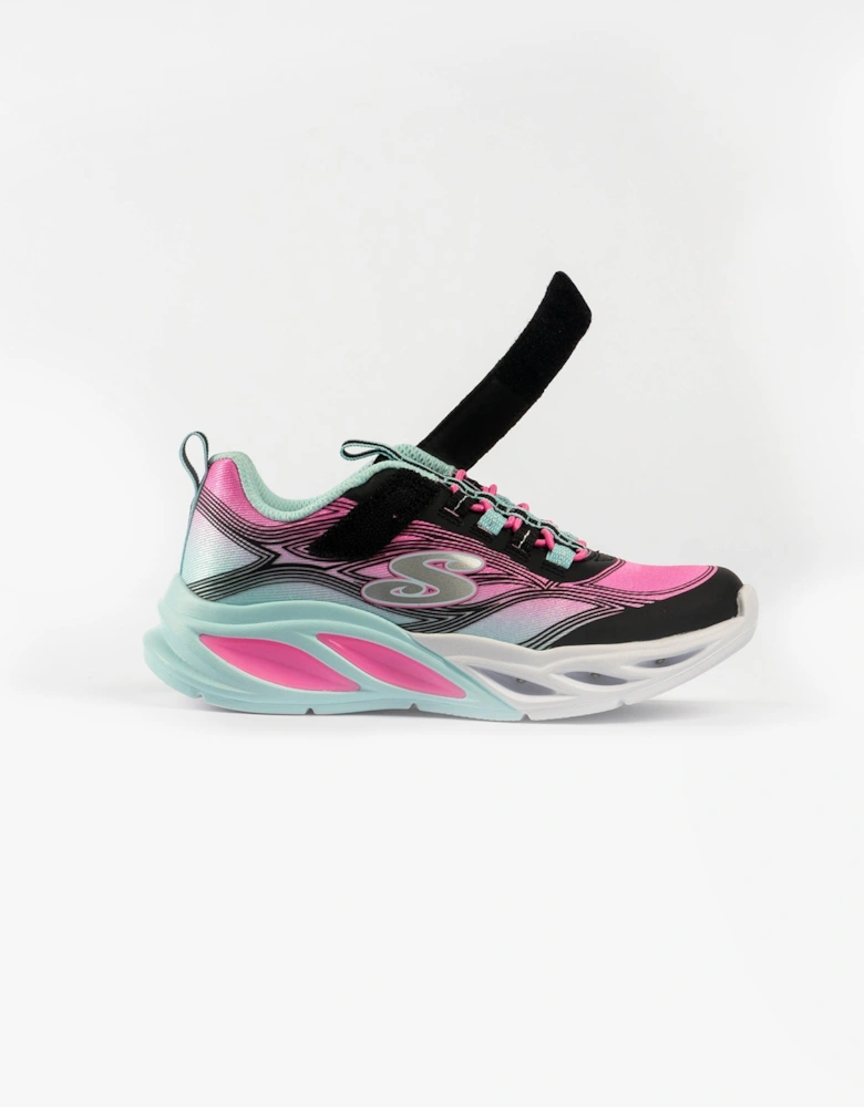 COSMIC GLOW Girls Trainers Black Multi