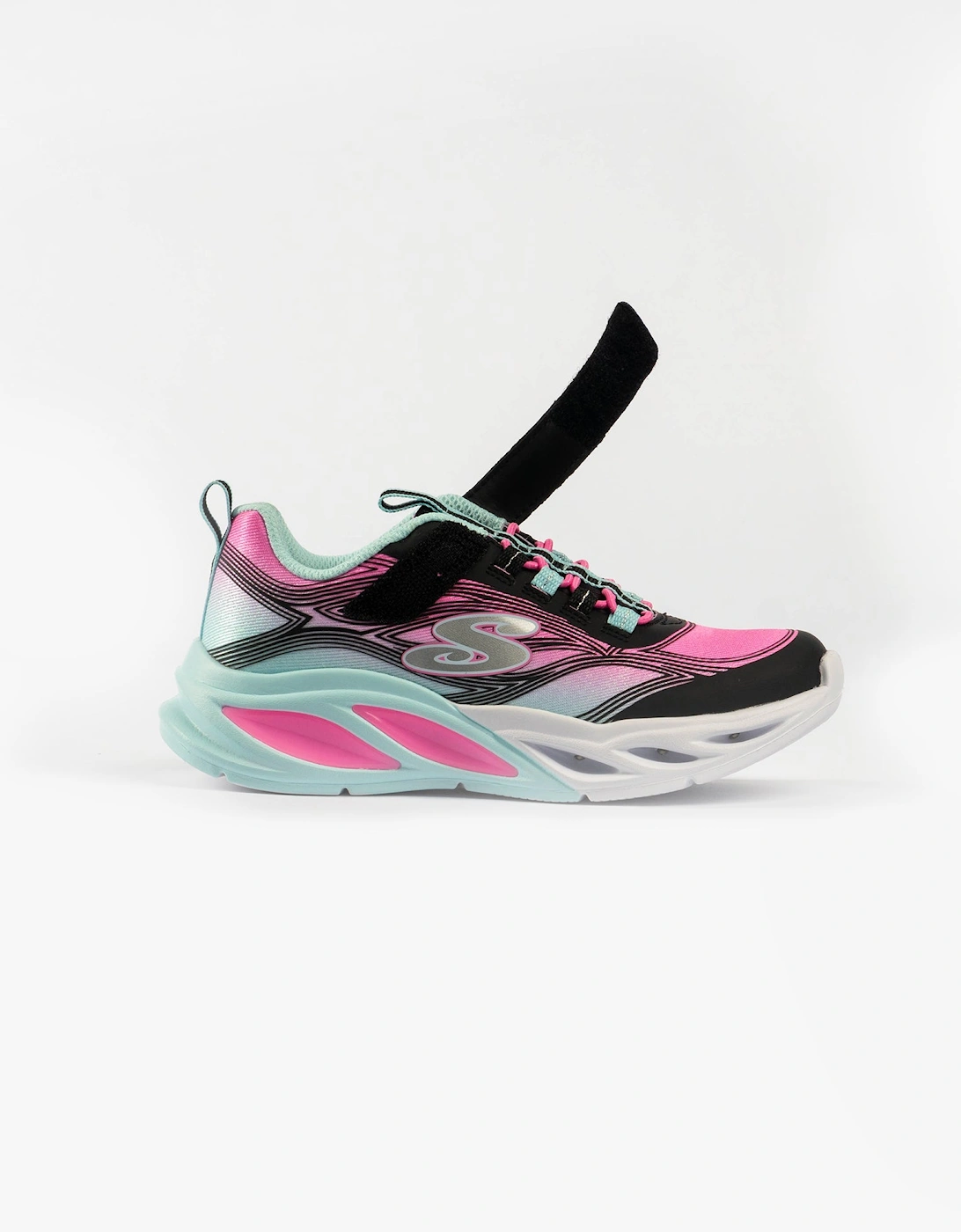 COSMIC GLOW Girls Trainers Black Multi