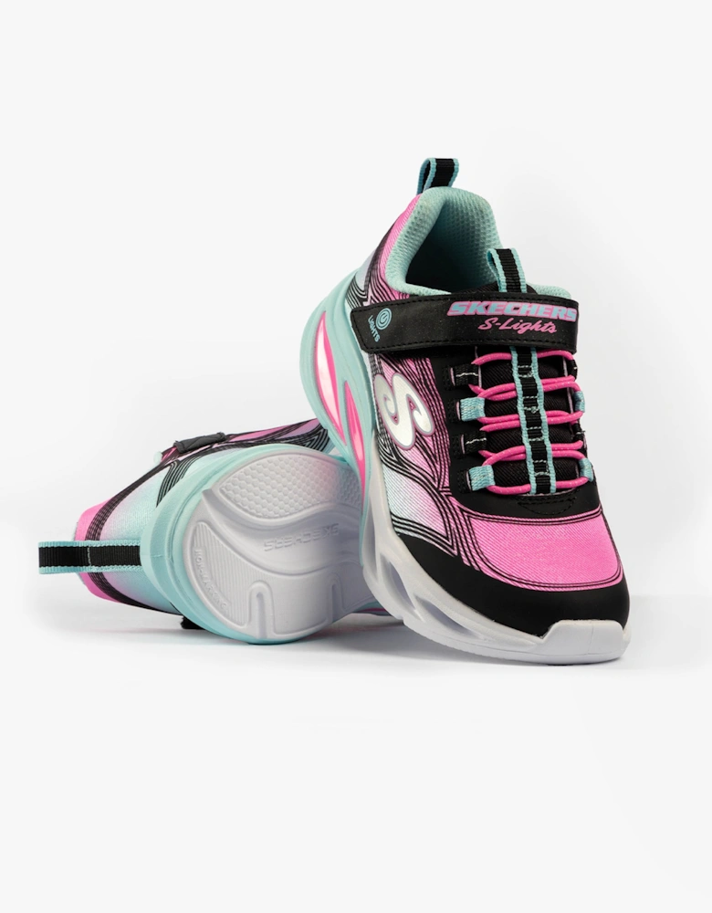 COSMIC GLOW Girls Trainers Black Multi