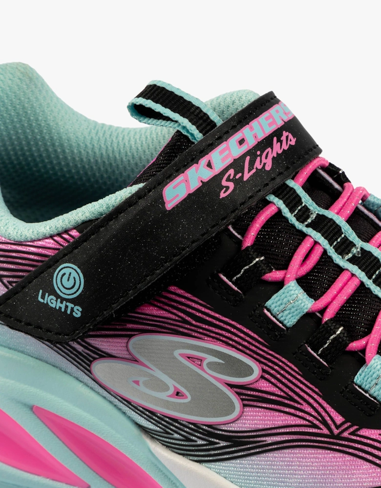 COSMIC GLOW Girls Trainers Black Multi