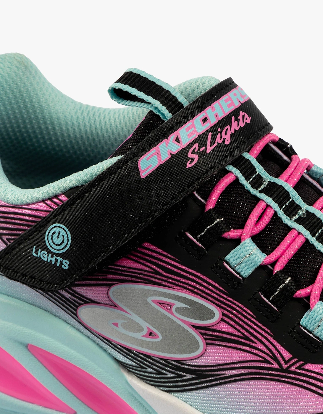 COSMIC GLOW Girls Trainers Black Multi