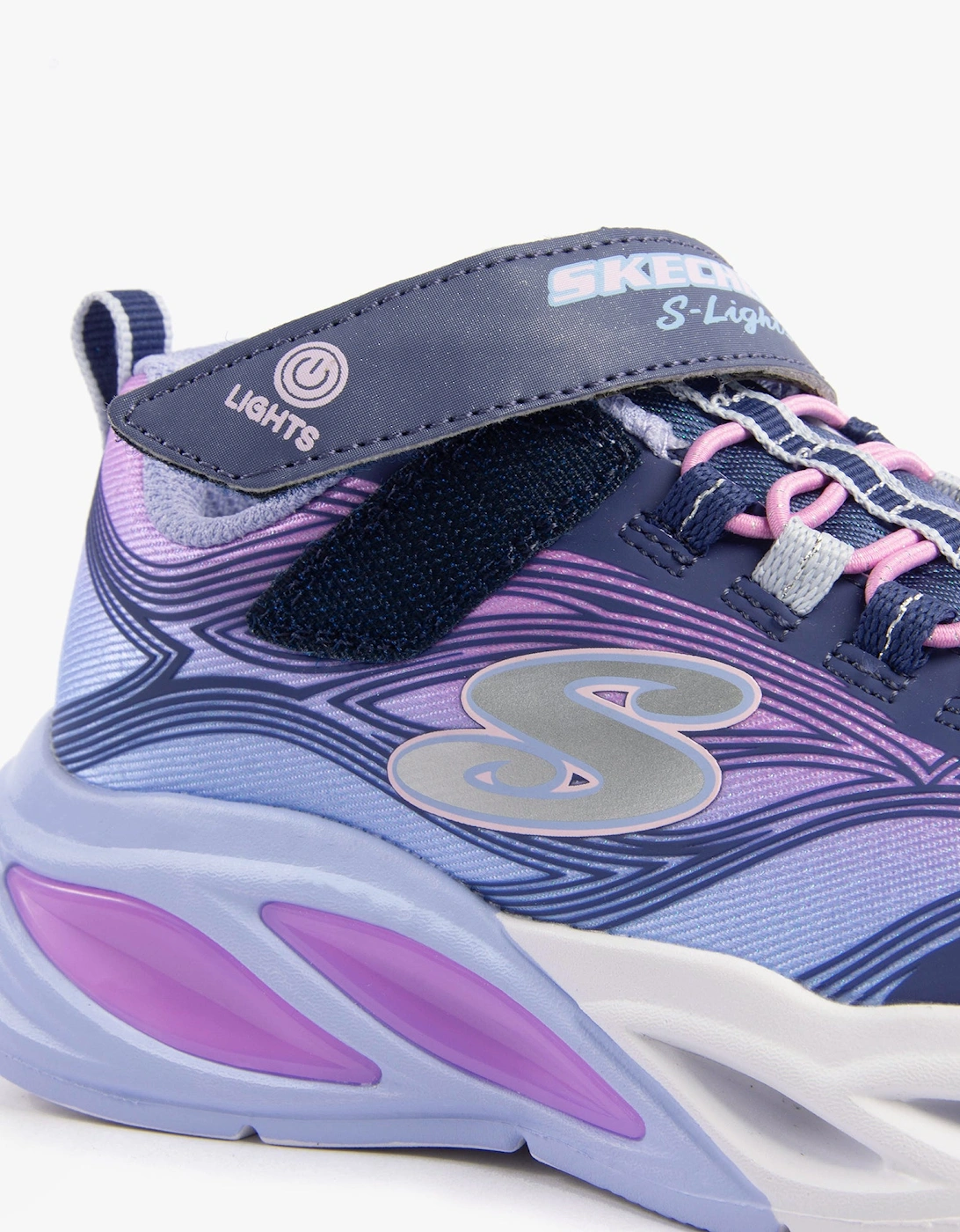 COSMIC GLOW Girls Trainers Navy Multi